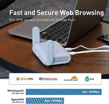 Load image into Gallery viewer, GL.iNet GL-MT3000 (Beryl AX) Pocket-Sized Wi-Fi 6 Wireless Travel Gigabit Router – OpenVPN, Wireguard, Connect to Public &amp; Hotel Wi-Fi login Page (Captive Network), Repeater, Extender, Tethering, RV