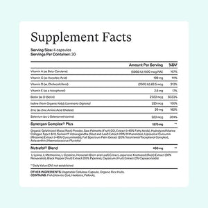 Nutrafol Women's Balance Hair Growth Supplements, Ages 45 and Up, Clinically Proven for Visibly Thicker Hair and Scalp Coverage, Dermatologist Recommended - 1 Month Supply