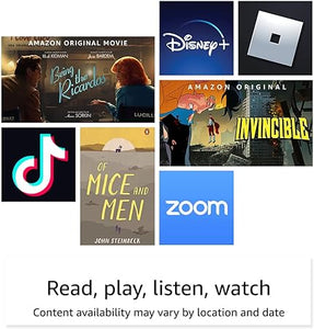 Amazon Fire 7 tablet, 7” display, read and watch, under $60 with 10-hour battery life, (2022 release), 16 GB, Black