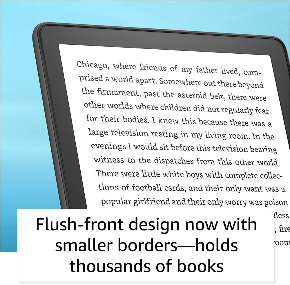 Kindle Paperwhite (8 GB) – Now with adjustable warm light, 6.8” display, up to 10 weeks of battery life, and 20% faster page turns – Black