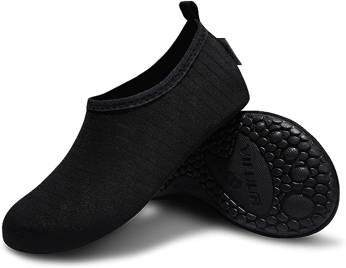 VIFUUR Water Sports Shoes Barefoot Quick-Dry Aqua Yoga Socks Slip-on for Men Women