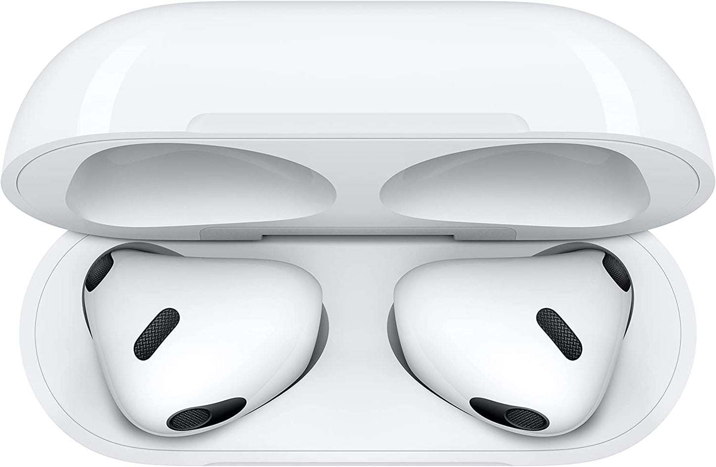 Apple AirPods (3rd Generation) Wireless Earbuds with Lightning Charging Case. Spatial Audio, Sweat and Water Resistant, Up to 30 Hours of Battery Life. Bluetooth Headphones for iPhone