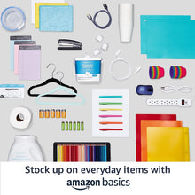 Load image into Gallery viewer, Amazon Basics 3-Shelf Narrow Adjustable, Heavy Duty Storage Shelving Unit (250 lbs loading capacity per shelf), Steel Organizer Wire Rack, Black, 23.2&quot;L x 13.4&quot;W x 30&quot;H