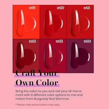 Load image into Gallery viewer, Beetles Red Gel Nail Polish Set - 6 Colors Bloody Mary Collection Popular Shimmer Burgundy Kit Holiday Art Design, Soak Off LED Minicure DIY Home