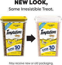 Load image into Gallery viewer, TEMPTATIONS Classic Crunchy and Soft Cat Treats Tasty Chicken Flavor, 30 oz. Tub