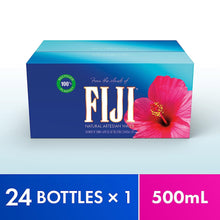 Load image into Gallery viewer, FIJI Natural Artesian Bottled Water 500 mL / 16.9 Fl Ounce (Pack of 24)
