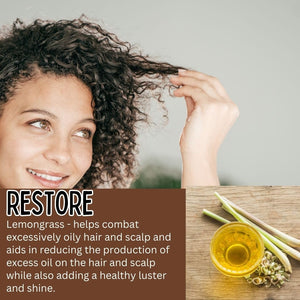 Rice Water For Hair Growth - Infused with Rosemary, Biotin, Vegan Non-Greasy Spray Naturally Thicker, Longer, Softer Hair, Men & Women Hair Spray (Rosemary + Lemongrass, 4 OUNCE)