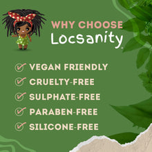 Load image into Gallery viewer, Locsanity Daily Moisturizing Refreshing Spray for Locs, Dreadlocks - Rose Water and Peppermint Hair Scalp Moisturizer, Dreadlock Spray - Natural Loc Care and Maintenance (8oz)