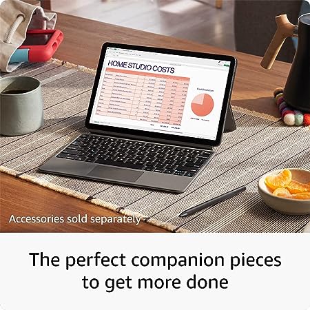 Introducing Amazon Fire Max 11 tablet, our most powerful tablet yet, vivid 11" display, octa-core processor, 4 GB RAM, 14-hour battery life, 64 GB, Gray