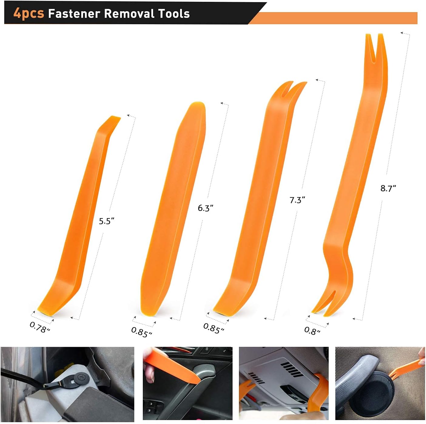 GOOACC - GRC-33 240PCS Bumper Retainer Clips Car Plastic Rivets Fasteners Push Retainer Kit Most Popular Sizes Auto Push Pin Rivets Set -Door Trim Panel Fender Clips for GM Ford Toyota Honda Chrysler