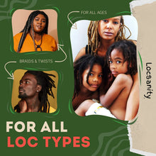 Load image into Gallery viewer, Locsanity Daily Moisturizing Refreshing Spray for Locs, Dreadlocks - Rose Water and Peppermint Hair Scalp Moisturizer, Dreadlock Spray - Natural Loc Care and Maintenance (8oz)