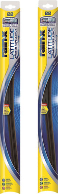 Rain-X 810165 Latitude 2-In-1 Water Repellent Wiper Blades, 22 Inch Windshield Wipers (Pack Of 2), Automotive Replacement Windshield Wiper Blades With Patented Rain-X Water Repellency Formula
