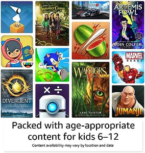 Amazon Fire HD 10 Kids Pro tablet, 10.1", 1080p Full HD, ages 6–12, 32 GB, (2021 release), named "Best Tablet for Big Kids" by Good Housekeeping, Doodle