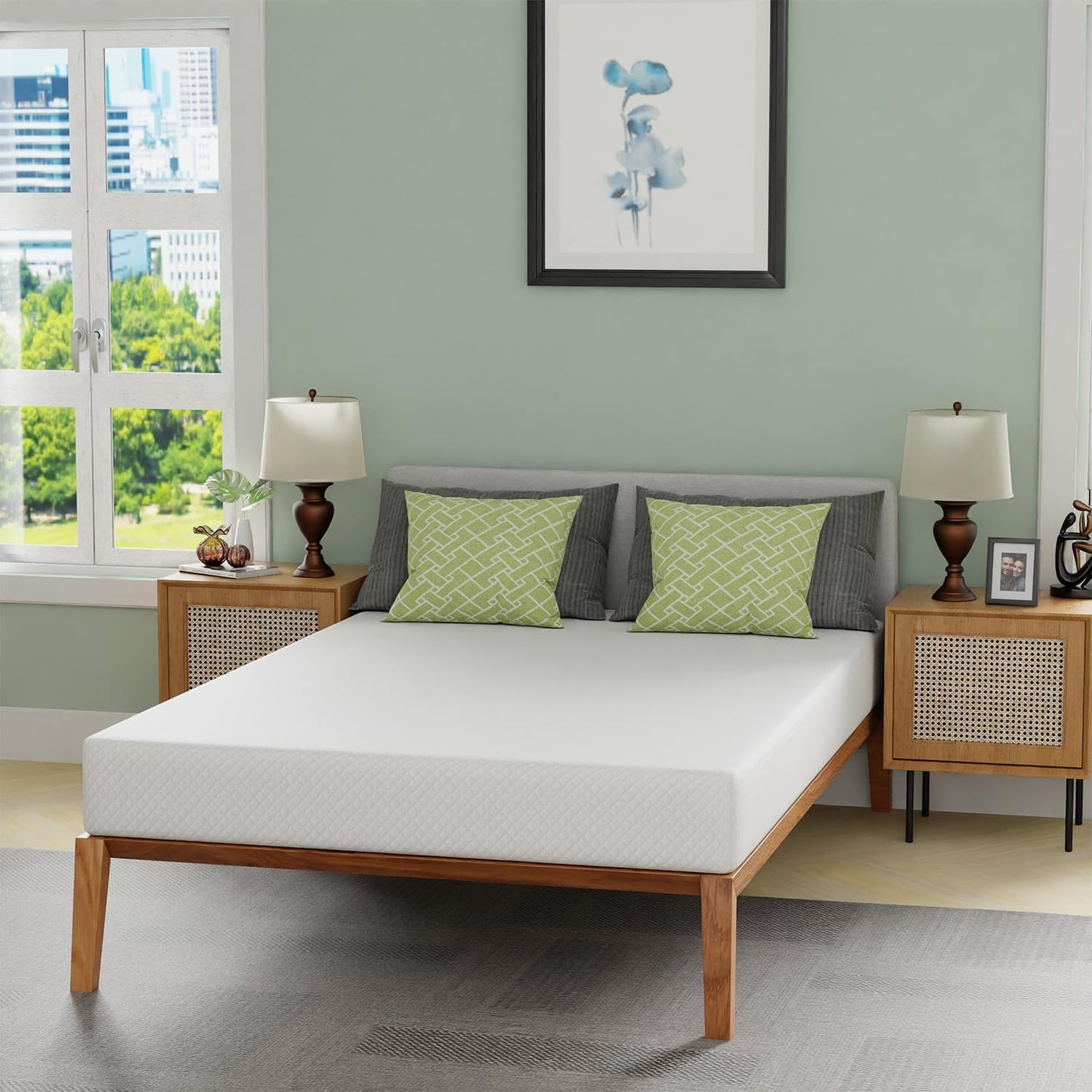 6/8/10/12 inch Gel Memory Foam Mattress for Cool Sleep & Pressure Relief, Medium Firm Mattresses CertiPUR-US Certified/Bed-in-a-Box/Pressure Relieving (8 in, Full)