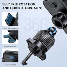 Load image into Gallery viewer, CINDRO Car Vent Phone Mount for Car [Military-Grade Hook Clip] Phone Stand for Car [Thick Cases Friendly] Air Vent Clip Cell Phone Holder for Smartphone, iPhone, Automobile Cradles Universal