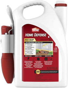 Ortho Home Defense Insect Killer for Indoor & Perimeter2 Kills Ants, Roaches, Spiders with No Odor and Fast Dry, 1.33Gal