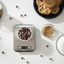Load image into Gallery viewer, Etekcity Food Kitchen Scale, Digital Grams and Ounces for Weight Loss, Baking, Cooking, Keto and Meal Prep, LCD Display, Medium, 304 Stainless Steel
