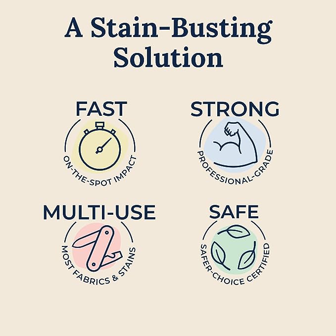Miss Mouth's Messy Eater Stain Treater Spray - 4oz Stain Remover - Newborn & Baby Essentials - No Dry Cleaning Food, Grease, Coffee Off Laundry, Underwear, Fabric