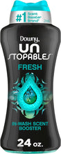 Load image into Gallery viewer, Downy Unstopables In-Wash Laundry Scent Booster Beads, Fresh, 24 oz