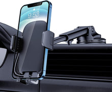 Load image into Gallery viewer, Car Phone Holder Mount [Military-Grade Suction &amp; Stable Hook] Phone Mount for Car Windshield Dashboard Air Vent Universal Hands-Free Automobile Mounts Cell Phone Holder Fit for iPhone Smartphones