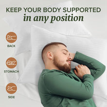 Load image into Gallery viewer, Beckham Hotel Collection Bed Pillows Standard / Queen Size Set of 2 - Down Alternative Bedding Gel Cooling Pillow for Back, Stomach or Side Sleepers