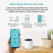 Load image into Gallery viewer, TP-Link Deco AX3000 WiFi 6 Mesh System(Deco X55) - Covers up to 6500 Sq.Ft. , Replaces Wireless Router and Extender, 3 Gigabit ports per unit, supports Ethernet Backhaul (3-pack)