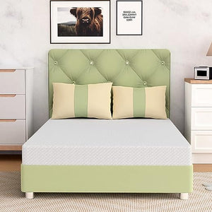 FDW 5 Inch Gel Memory Foam Mattress Medium-Firm Mattress for Pressure Relief & Cooler Sleep Mattress for Kid Adults CertiPUR-US Certified Mattress in a Box,Twin