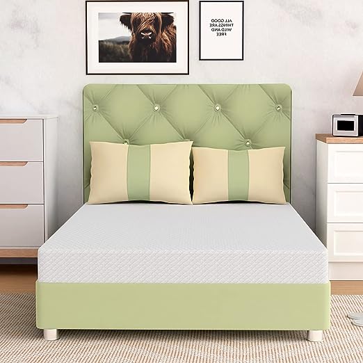 FDW 5 Inch Gel Memory Foam Mattress Medium-Firm Mattress for Pressure Relief & Cooler Sleep Mattress for Kid Adults CertiPUR-US Certified Mattress in a Box,Twin
