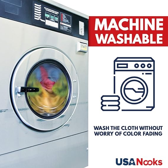 USANOOKS Microfiber Cleaning Cloth Grey - 12 packs 16"x16" - High Performance - 1200 Washes, Ultra Absorbent Towels Weave Grime & Liquid for Streak-Free Mirror Shine - Car Washing cloth and Applicator