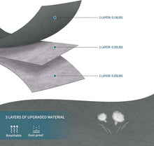 Load image into Gallery viewer, 90L Large Storage Bags, 6 Pack Clothes Storage Bins Foldable Closet Organizers Storage Containers with Durable Handle for Clothing, Blanket, Comforters, Bed Sheets, Pillows and Toys (Gray)