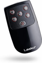 Load image into Gallery viewer, Lasko Oscillating Ceramic Tower Space Heater for Home with Adjustable Thermostat, Timer and Remote Control, 22.5 Inches, Grey/Black, 1500W, 751320