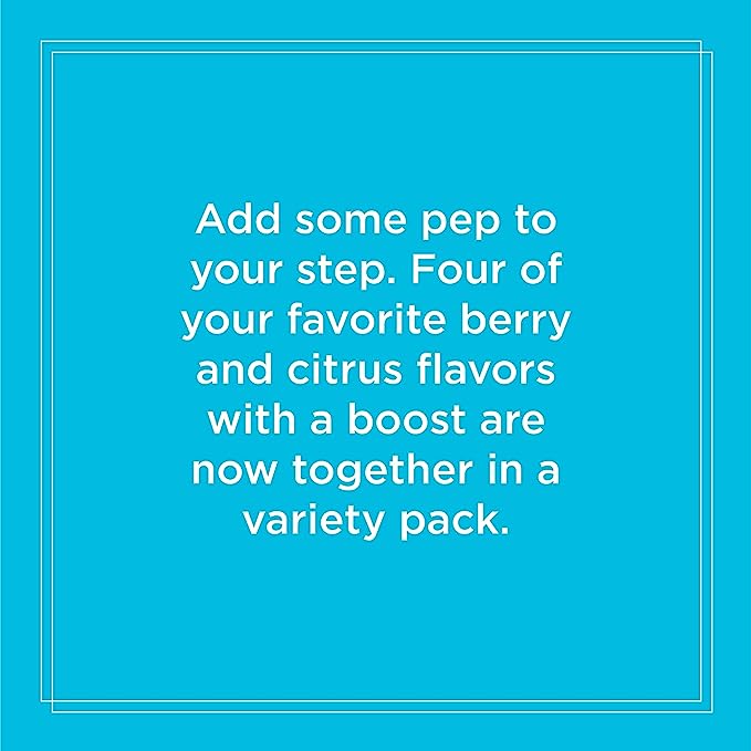 Sparkling Ice +Caffeine Variety Pack-Black Raspberry/Blue Raspberry/Strawberry Citrus/Citrus Twist 12 16oz Can
