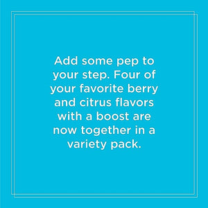 Sparkling Ice +Caffeine Variety Pack-Black Raspberry/Blue Raspberry/Strawberry Citrus/Citrus Twist 12 16oz Can