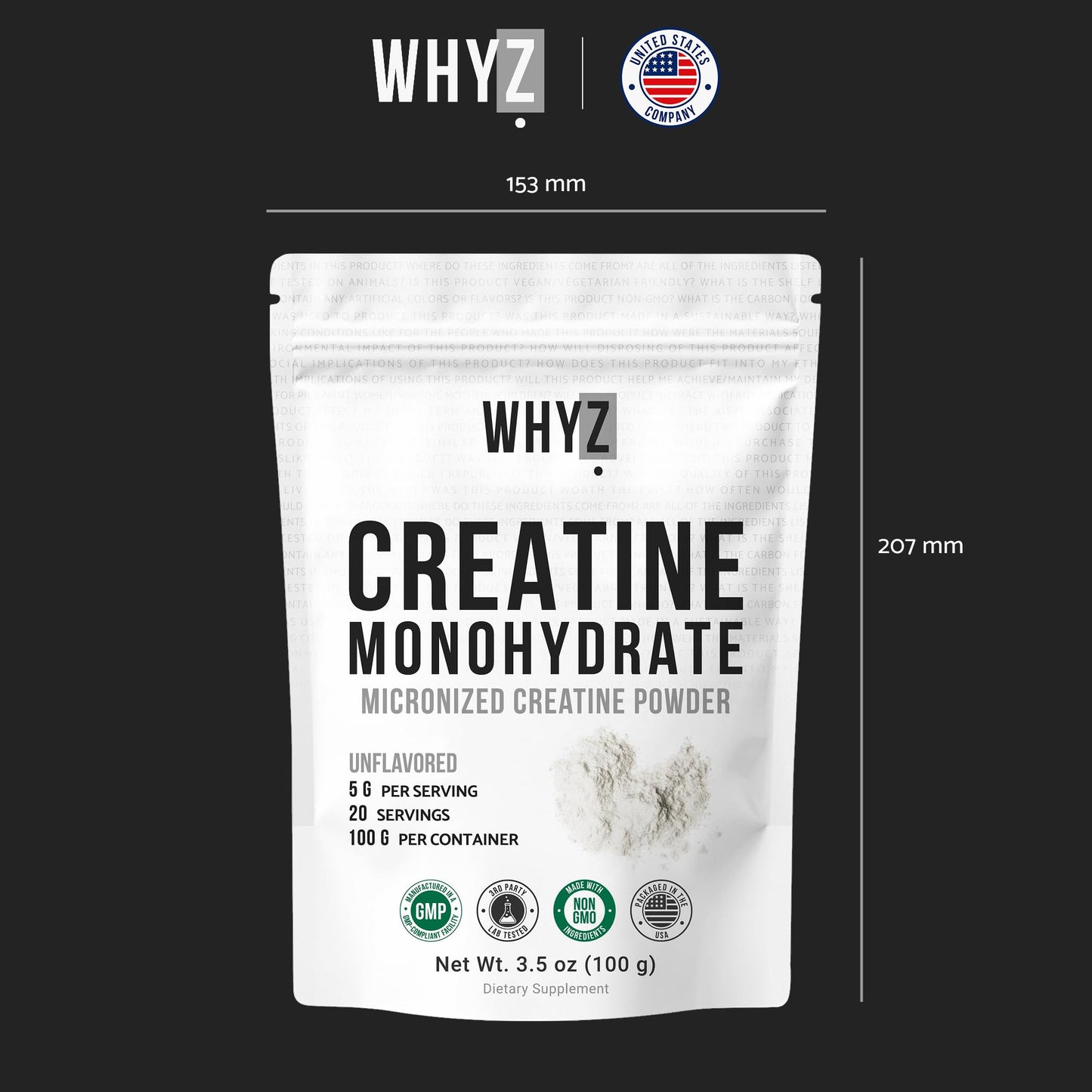 Creatine Monohydrate Powder, Micronized, Unflavored Creatine for Men & Women, Muscle…