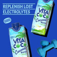 Load image into Gallery viewer, Vita Coco Coconut Water, Pure Organic | Refreshing Coconut Taste | Natural Electrolytes | Vital Nutrients | 11.1 Oz (Pack Of 12)