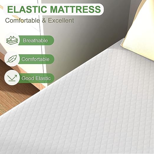 FDW 5 Inch Gel Memory Foam Mattress Medium-Firm Mattress for Pressure Relief & Cooler Sleep Mattress for Kid Adults CertiPUR-US Certified Mattress in a Box,Twin