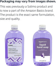 Load image into Gallery viewer, Amazon Basics Original Fresh Liquid Hand Soap, 32 Fluid Ounce, Pack of 2 (Previously Solimo)