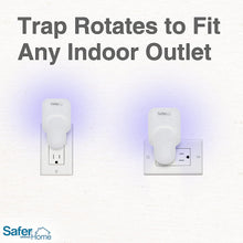 Load image into Gallery viewer, Safer Home SH502 Indoor Plug-In Fly Trap for Flies, Fruit Flies, Moths, Gnats, and Other Flying Insects – 400 Sq Ft of Protection
