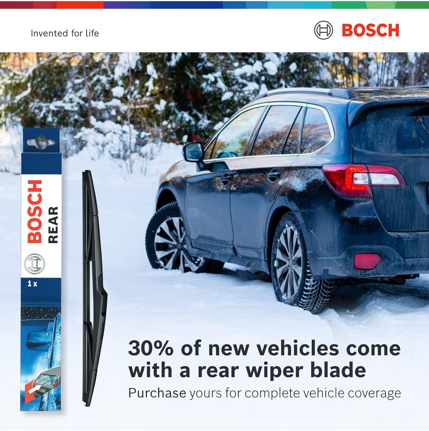 BOSCH 26A16A ICON Beam Wiper Blades - Driver and Passenger Side - Set of 2 Blades (26A & 16A)
