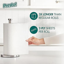 Load image into Gallery viewer, Amazon Brand - Presto! Flex-a-Size Paper Towels, 158 Sheet Huge Roll, 12 Rolls (2 Packs of 6), Equivalent to 38 Regular Rolls, White