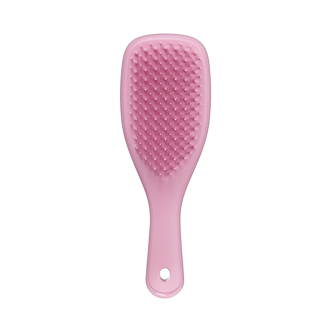 Tangle Teezer The Mini Ultimate Detangling Brush, Dry and Wet Hair Brush Detangler for Traveling and Small Hands, Baby Pink Sparkle