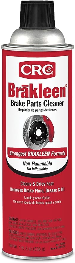 CRC BRAKLEEN Brake Parts Cleaner - Non-Flammable -1lb 3 Oz (05089)