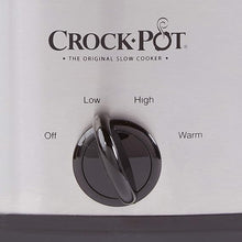 Load image into Gallery viewer, Crock-Pot 7 Quart Oval Manual Slow Cooker, Stainless Steel (SCV700-S-BR)
