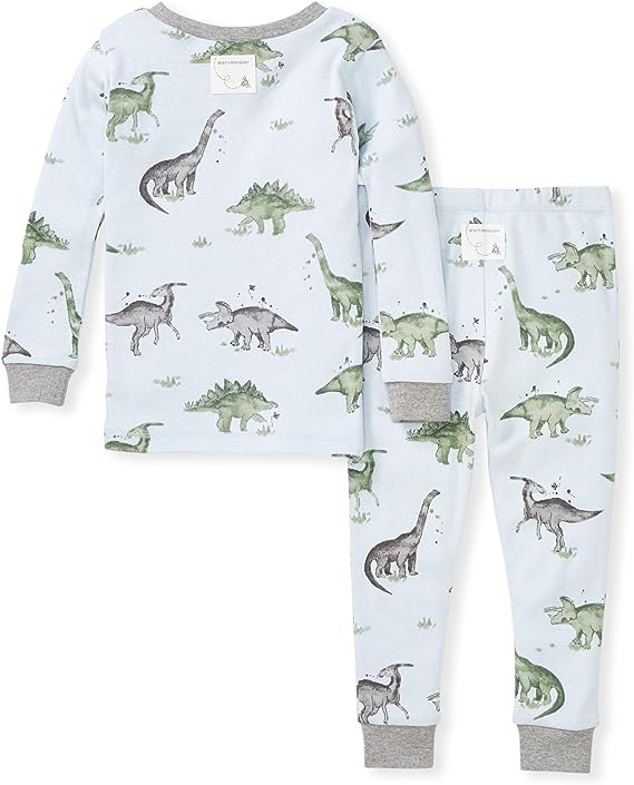 Burt's Bees Baby Baby Boys' Pajamas, Tee and Pant 2-Piece Pj Set, 100% Organic Cotton