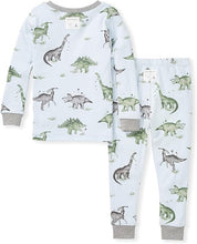 Load image into Gallery viewer, Burt&#39;s Bees Baby Baby Boys&#39; Pajamas, Tee and Pant 2-Piece Pj Set, 100% Organic Cotton
