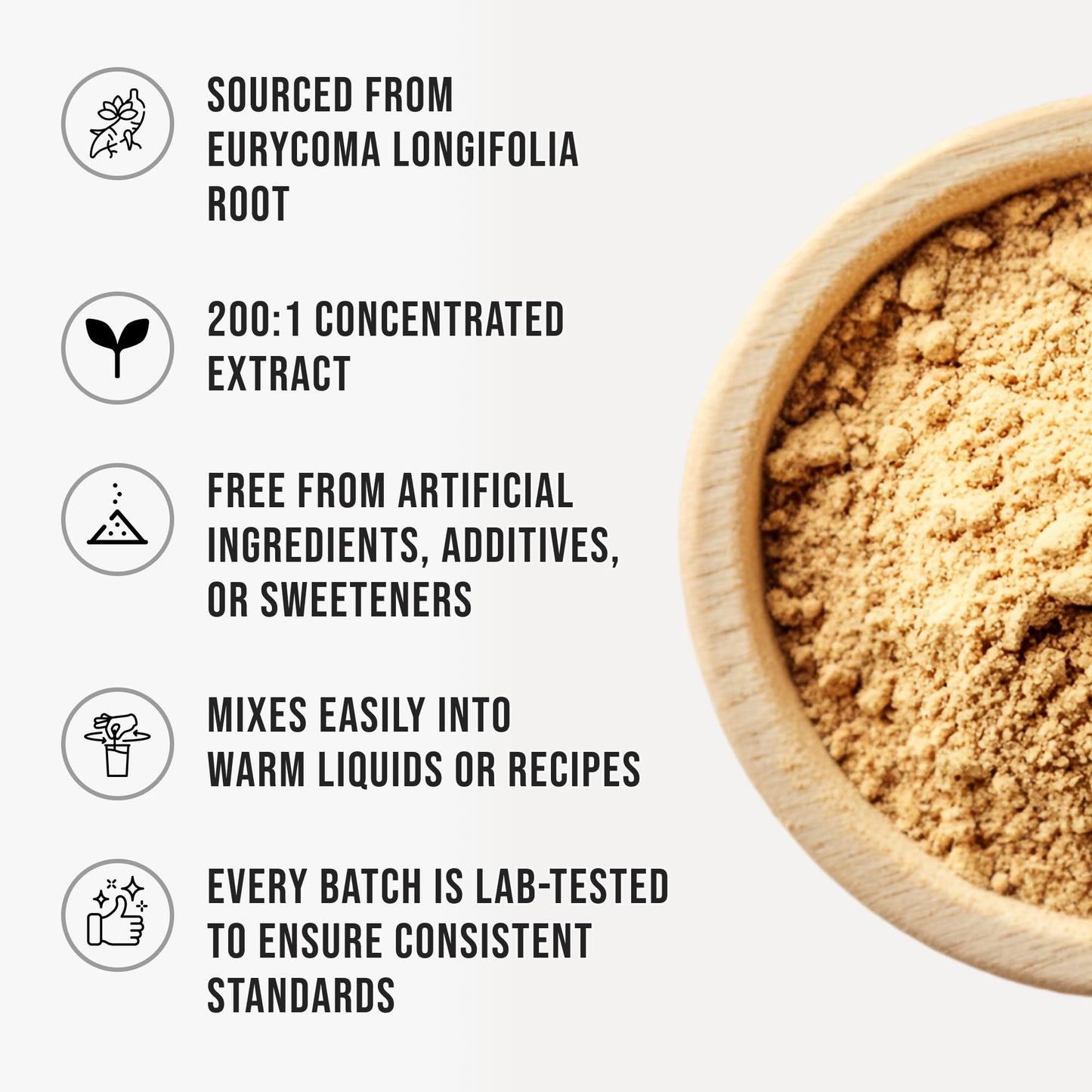 WHYZ Tongkat Ali Extract Powder, Pure Longjack 200:1 Extract Eurycoma longifolia,…