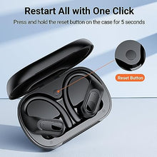 Load image into Gallery viewer, occiam Wireless Earbuds Bluetooth 5.3 Headphones 96Hrs Playback Sports Ear Buds with Microphone Earhook Waterproof in Ear Earphones LED Power Display Headset for Workout Running Black