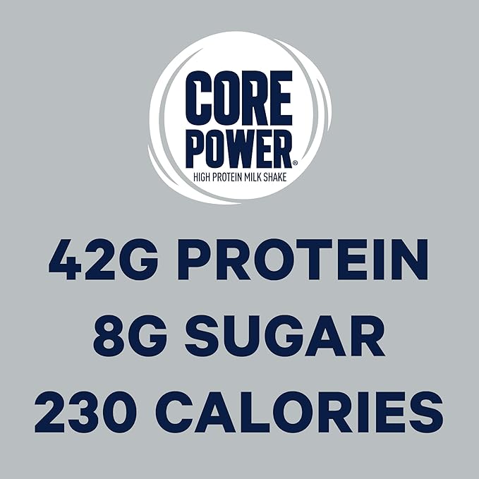 Core Power Fairlife Elite 42g High Protein Milk Shake, Ready To Drink for Workout Recovery, Vanilla, 14 Fl Oz (Pack of 12)
