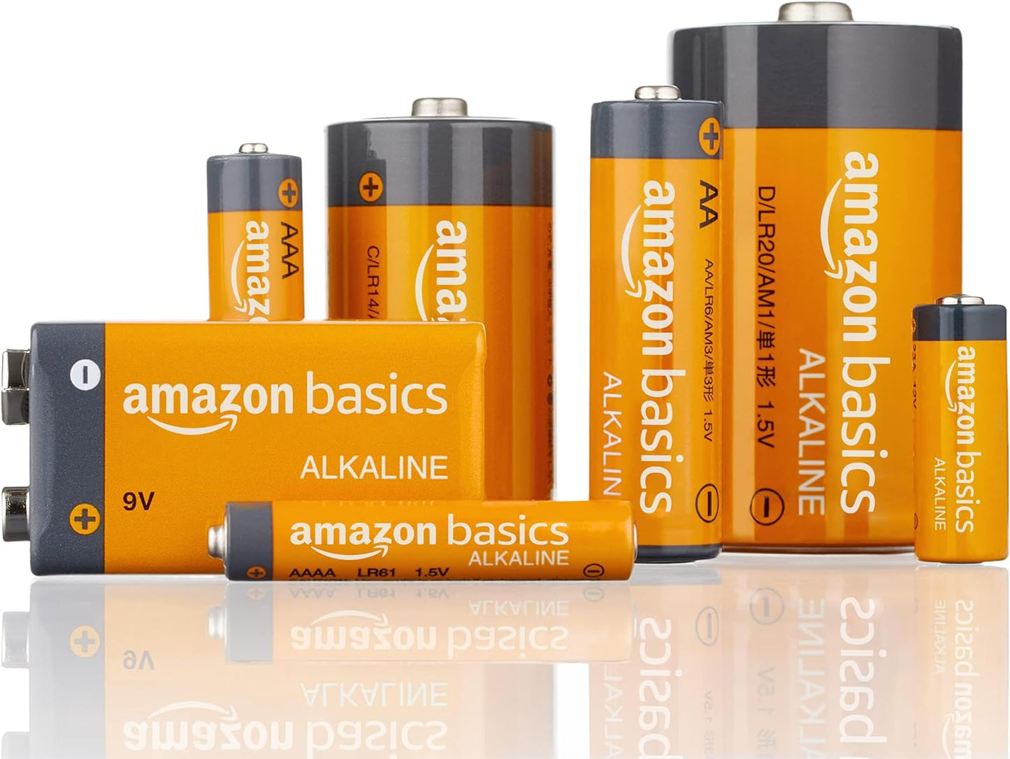 Amazon Basics 20-Pack AA Alkaline High-Performance Batteries, 1.5 Volt, 10-Year Shelf Life