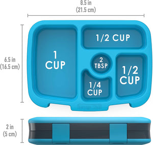 Bentgo® Kids Prints Leak-Proof, 5-Compartment Bento-Style Kids Lunch Box - Ideal Portion Sizes for Ages 3 to 7 - BPA-Free, Dishwasher Safe, Food-Safe Materials (Dinosaur)